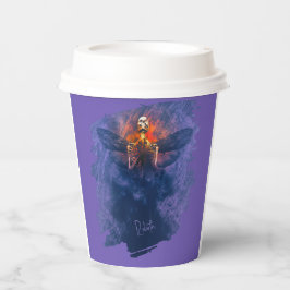 再生。翼が立ち上がるスケルトン 紙コップ