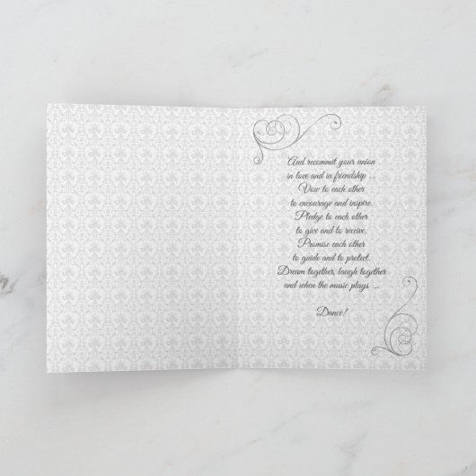 再発願の祝賀 招待状 (内部)