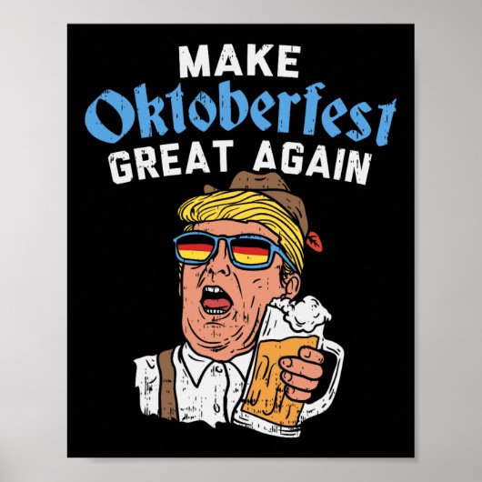 再素晴らしびおもしろいトランプ飲みビアマグギフト ポスター (正面)