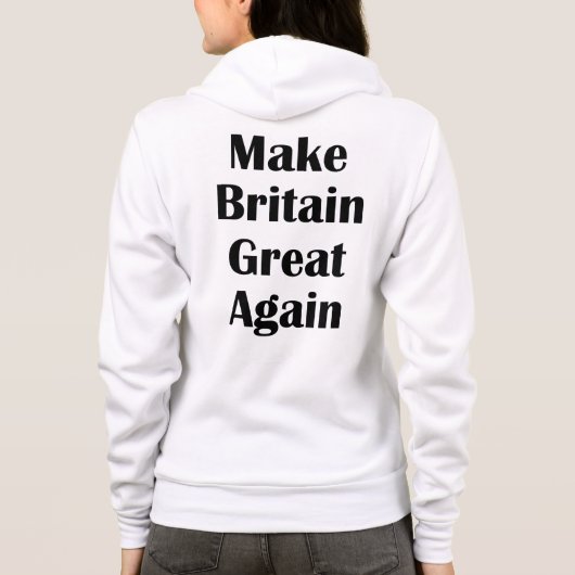 再素晴らしイギリスTシャツ パーカ (裏面)