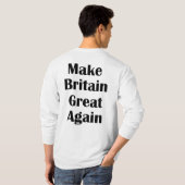 再素晴らしイギリスTシャツ Tシャツ (裏面フル)