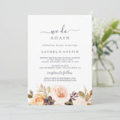 再素朴生の誓いを立てる地球花模様 招待状 (スタンド正面)