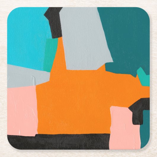 再統一 スクエアペーパーコースター (正面)