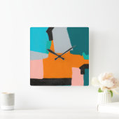 再統一 スクエア壁時計 (ホーム)