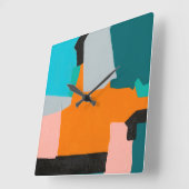 再統一 スクエア壁時計 (傾斜)