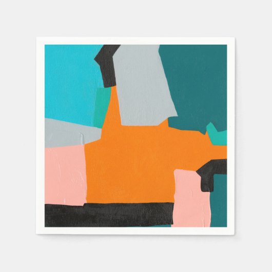 再統一 スタンダードカクテルナプキン (正面)