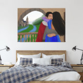 再統一 | プリンセスと王子 | おとぎ キャンバスプリント (インサイチュ (寝室))