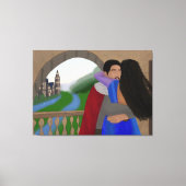 再統一 | プリンセスと王子 | おとぎ キャンバスプリント (正面)