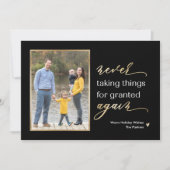 再編集不可カラーホリデーフォトカード シーズンカード (正面)