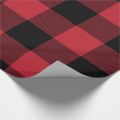 再色私バッファローの格子縞 ラッピングペーパー (角)