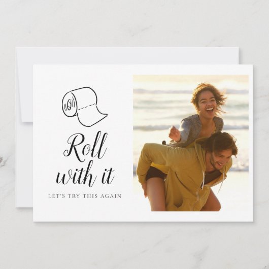 再計画日の写真結婚の変更 セーブザデート (正面)