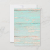 再計画日素朴付カー結婚ドの変更 招待状 (裏面)