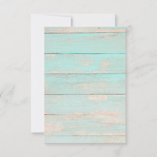 再計画日素朴付カー結婚ドの変更 招待状 (裏面)