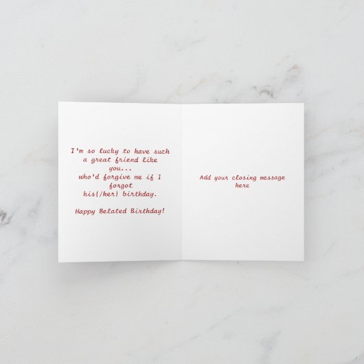 再計画誕生日 カード (内部)