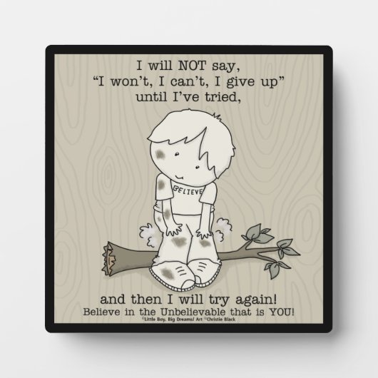 再試行する フォトプラーク (正面)