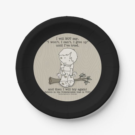 再試行する ペーパープレート (正面)