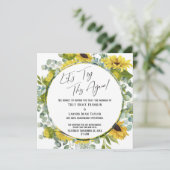 再試行延期されたフローラカ結婚ード 招待状 (スタンド正面)