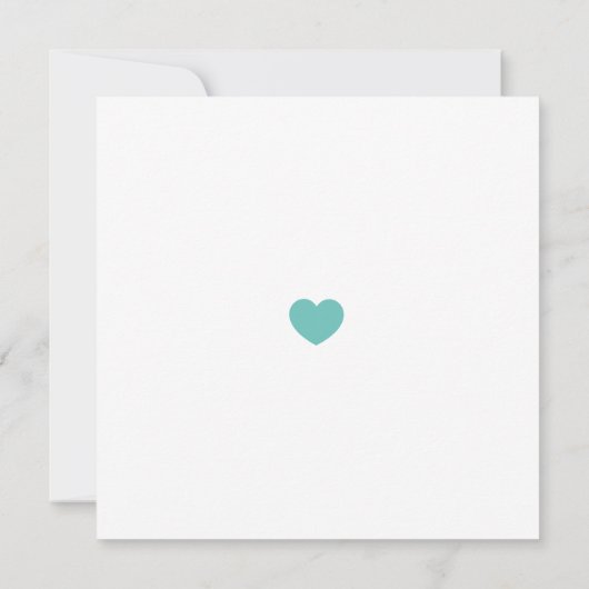 再試行薄紫ナスティール(緑がかった色)日付を保存 招待状 (裏面)