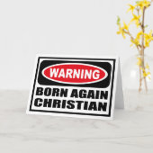 再警告生まれ度CHRISTIAN GREETING Card カード (黄色い花)