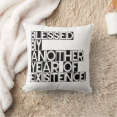 再賛美年の生存引用文 クッション (ブランケット)