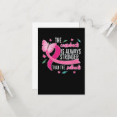 再起は常に強い乳がん カード (正面/裏面インサイチュ)