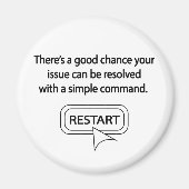 再起動 マグネット (正面)