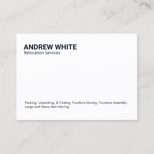 再配置引越し業者 名刺 (裏面)