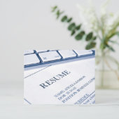 再開またはcvジョブ・アプリケーション ポストカード (スタンド正面)