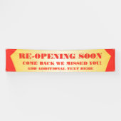 再開カスタマイズグランドオープニング事業 横断幕 (横)