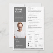 再開テンプレート 招待状 (正面)