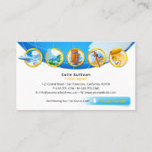 冒インスパイア険 |観光 |旅行代理店 名刺 (裏面)