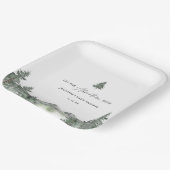 冒険から山の赤ちゃんシャワーを始める ペーパープレート (傾斜あり)