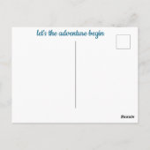 冒険から幾何学世界カラフルを始めよう ポストカード (裏面)