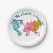 冒険から幾何学世界マップを開始しよう ペーパープレート (正面)