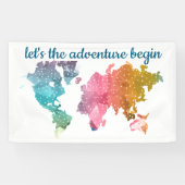 冒険から幾何学世界マップを開始しよう 横断幕 (横)