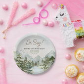 冒険から森の赤ちゃんシャワーを始める ペーパープレート (パーティー)