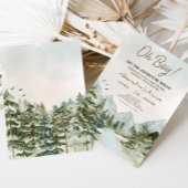 冒険から森の赤ちゃんシャワーを始める 招待状