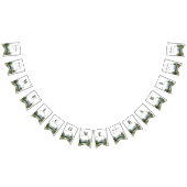 冒険から森の赤ん坊のシャワー素朴を始める バンティングフラッグ