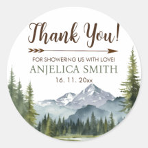 冒険から森の赤ん坊のシャワー素朴を始める