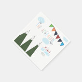 冒険から赤ちゃんシャワーを浴びる スタンダードカクテルナプキン (角)