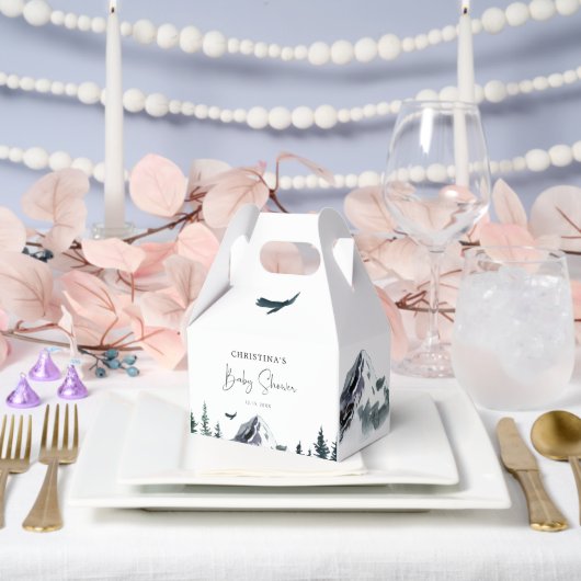 冒険から赤ちゃんシャワーを浴びる フェイバーボックス (ウェディング)