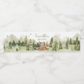 冒険から赤ちゃんシャワーを浴びる ペットボトルラベル (シングルラベル)