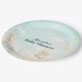 冒険から赤ちゃんシャワーを浴びる ペーパープレート (アングル)