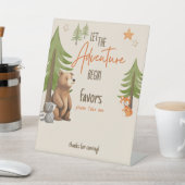 冒険から赤ちゃんシャワーを浴びる 台座サイン (インサイチュ)