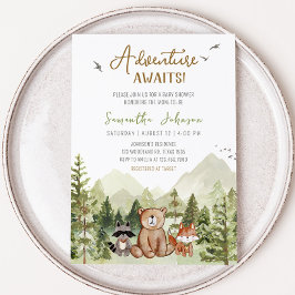 冒険から赤ちゃんシャワーを浴びる 招待状