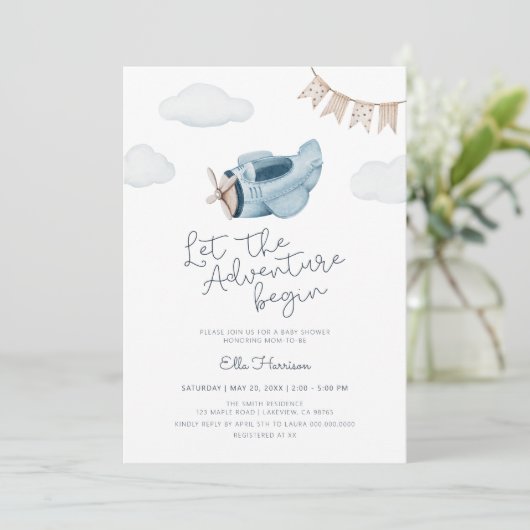 冒険から赤ちゃんシャワーを浴びる 招待状 (スタンド正面)