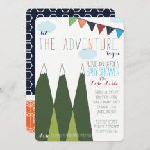 冒険から赤ちゃんシャワーを浴びる