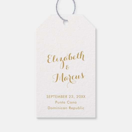 冒険から金ゴールド旅行へ ギフトタグ (裏面)