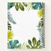 冒険かわいい小さな亀バックパック付き、メモ ノートブック (裏面)