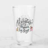 冒険か。 アルパカ私のバッグ タンブラーグラス (裏面)